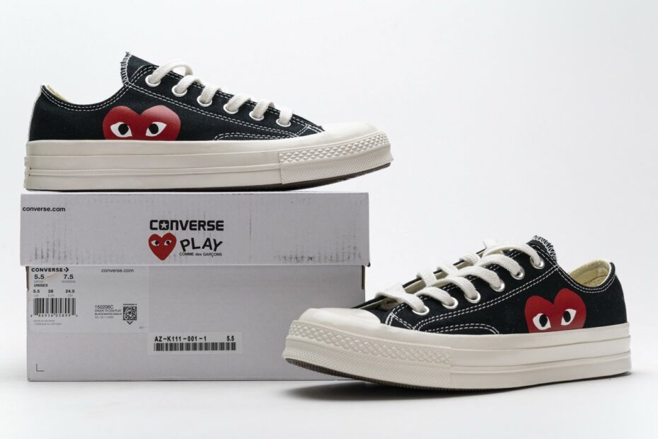 150206C CDG Play x Converse Chuck Taylor All Star 70 OX - Repsneakers